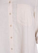Chemise en lin et viscose avec manches 3/4, Beige, Packshot image number 2
