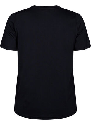 FLASH - T-shirt met motief, Black Silver Heart, Packshot image number 1
