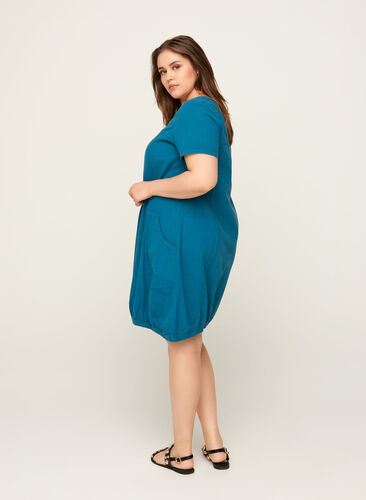 Comfortabele jurk, Blue Coral, Model image number 1