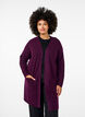 Cardigan long avec des poches, Potent Purple Mel., Model image number 0