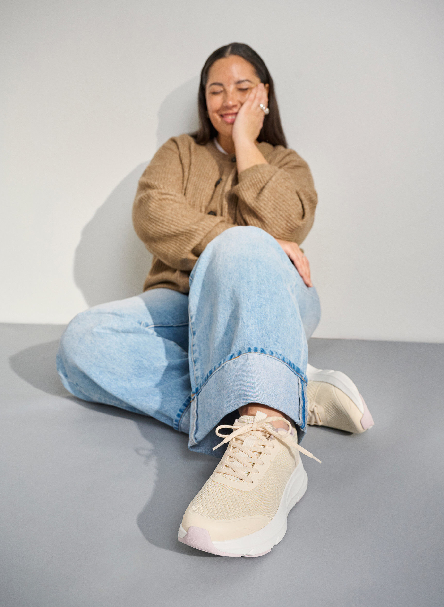 Large - Baskets confort avec semelle amortissante