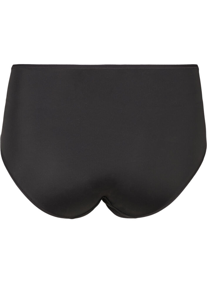 2-pack culottes avec taille normale, Noir, Packshot image number 1