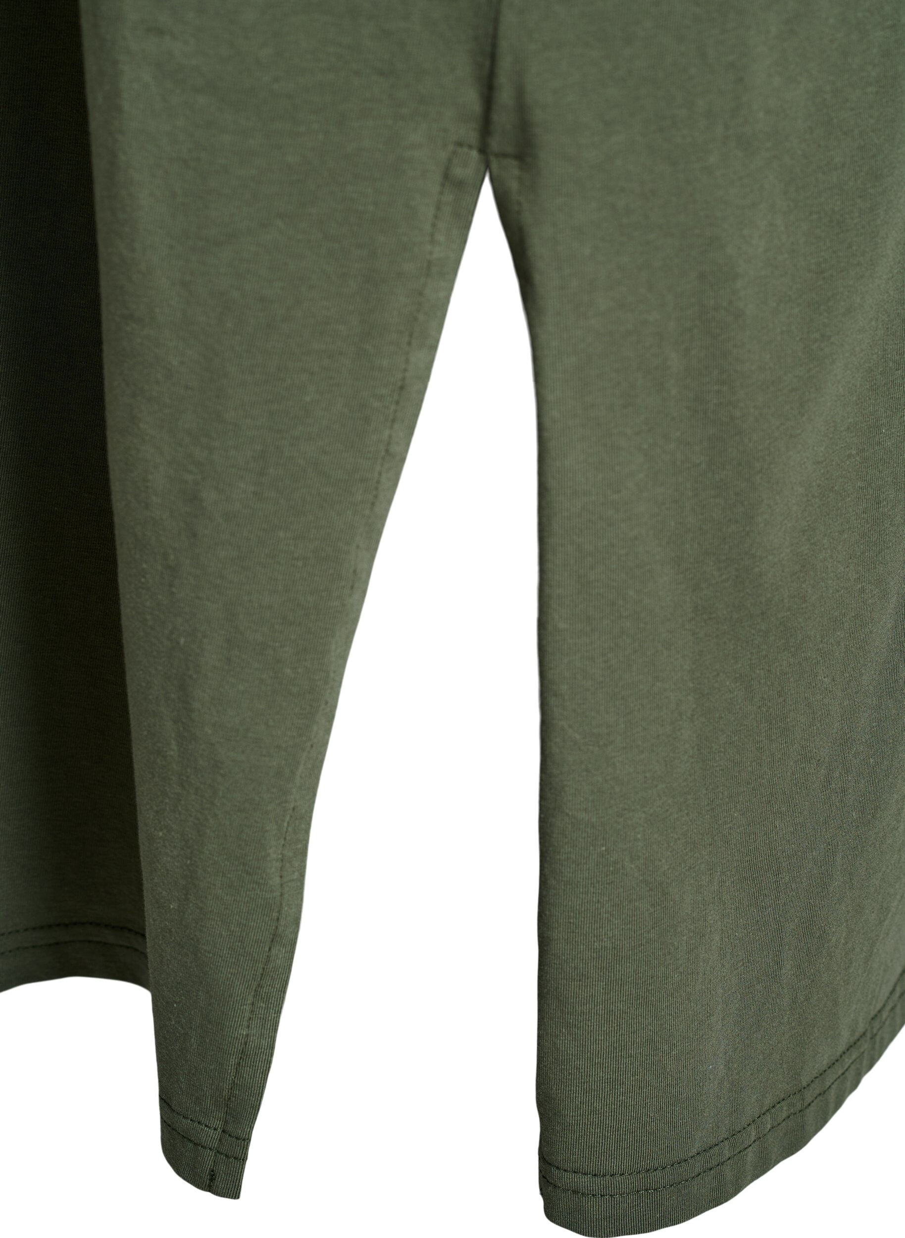 ZizziMidi T-shirt jurk met V-hals, 2151, Packshot image number 3