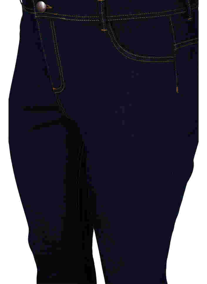 Jean Nille extra slim taille haute, Blue denim, Packshot image number 2