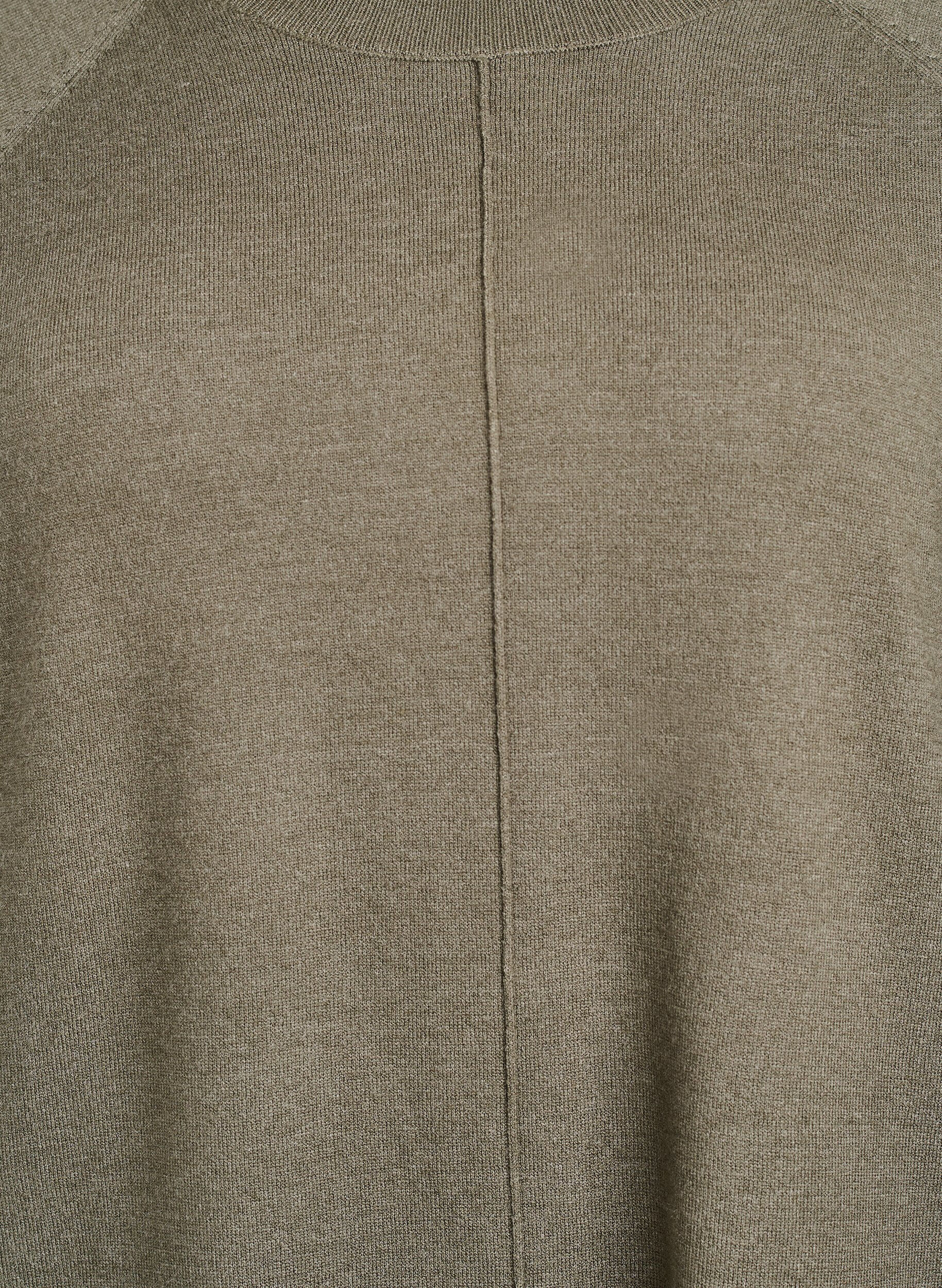 ZizziBreisel blouse met middennaad en raglan mouwen, Groen, Packshot image number 2