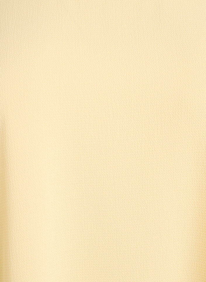 Blouse &agrave; manches courtes et encolure ronde, Jaune clair, Packshot image number 2