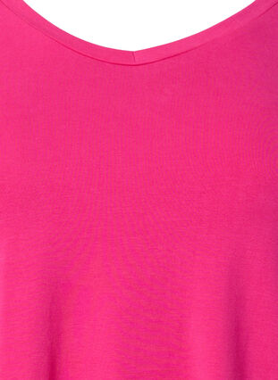 T-shirt en coton uni basique, Beetroot Purple, Packshot image number 2