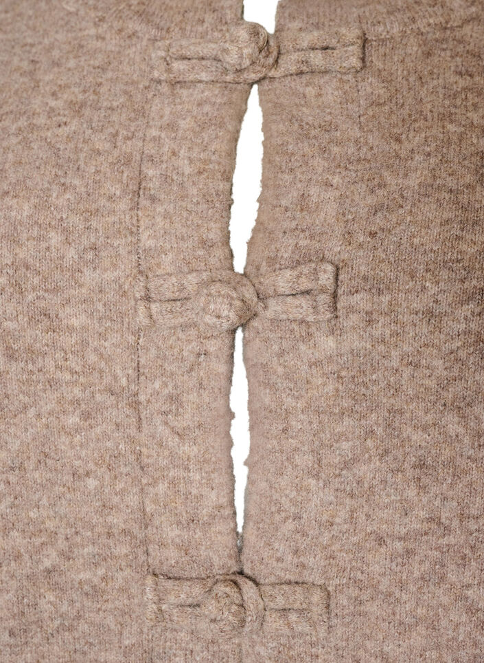 Cardigan avec liens &agrave; nouer, Beige, Packshot image number 2