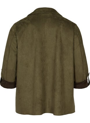 Open jas met grote zakken, Olivie Night, Packshot image number 1