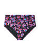 Hoge taille bikinibroekjes met patroon, Paars, Packshot image number 0