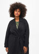Trench-coat long avec ceinture, Black, Model image number 2