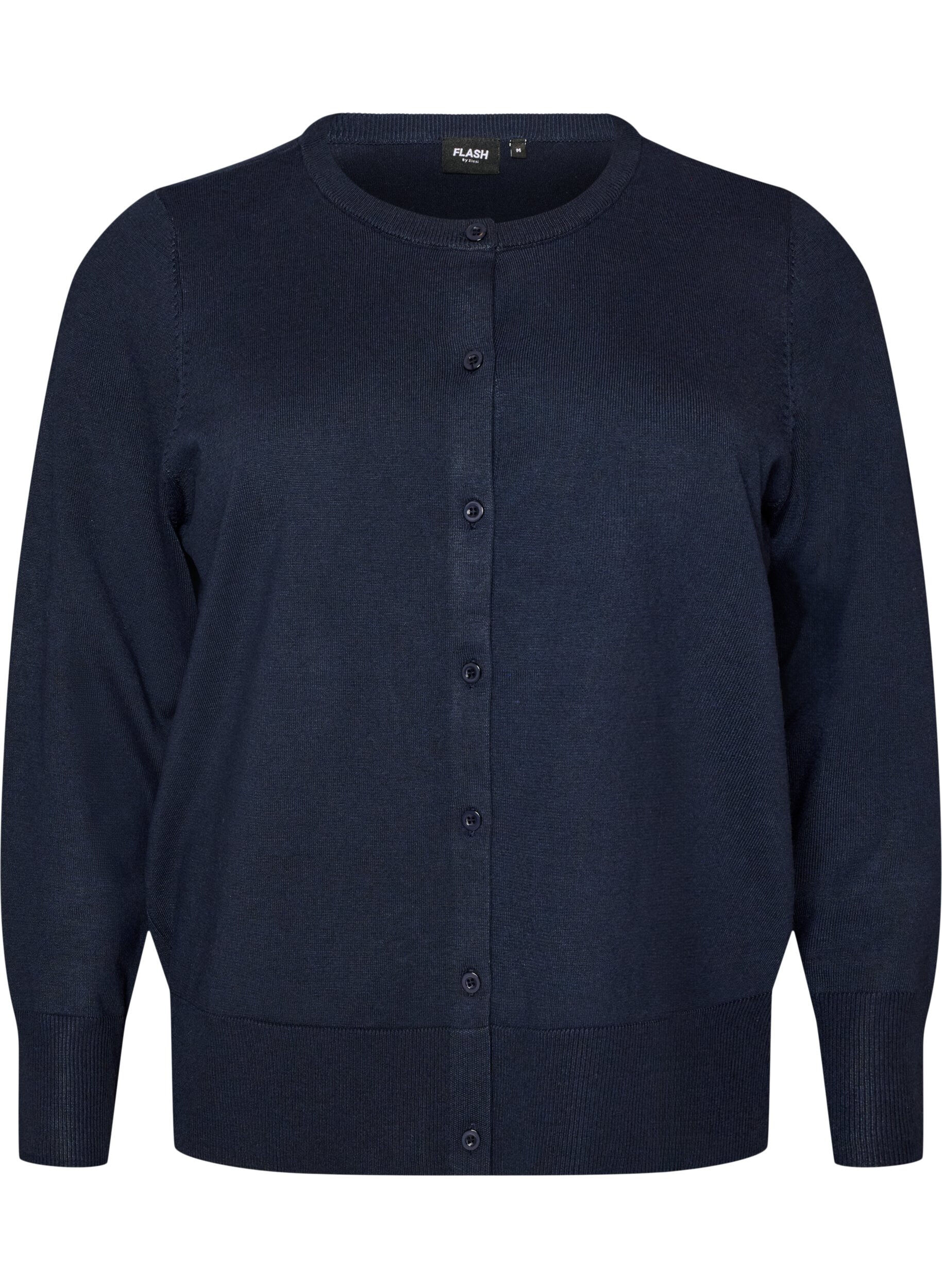FLASH - Cardigan en maille fine avec col rond