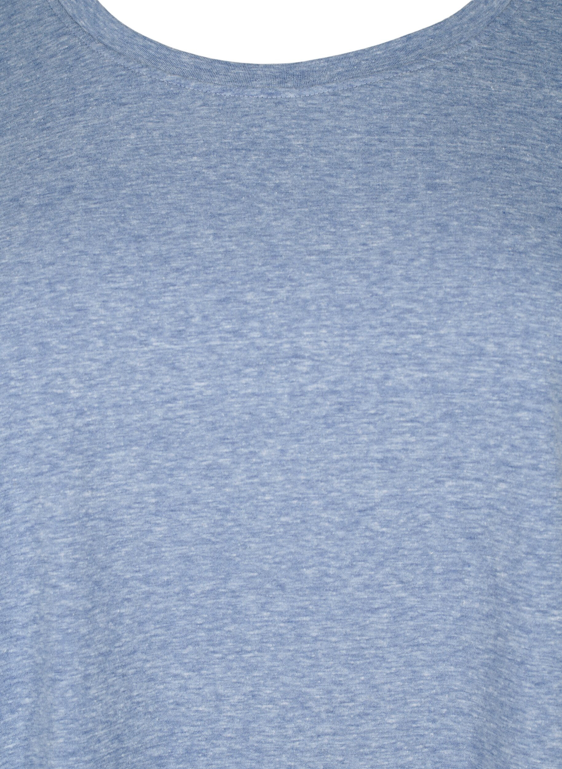 ZizziT-shirt m&eacute;lang&eacute; &agrave; manches courtes, Bleu, Packshot image number 2