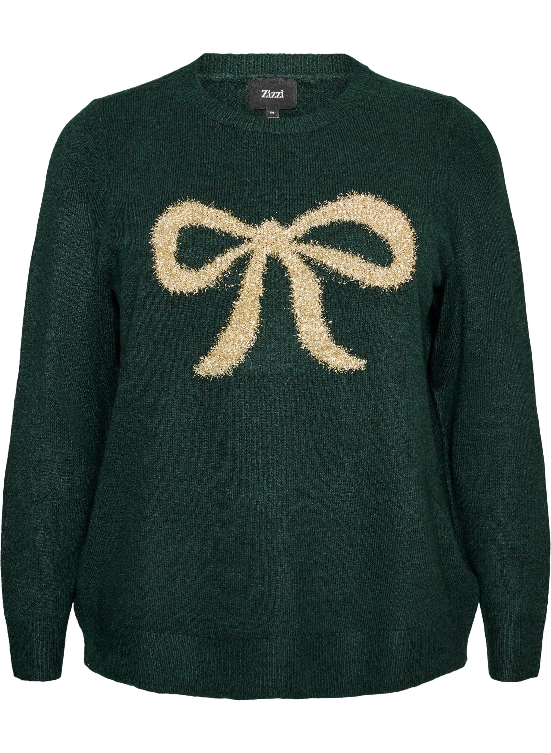 Pull avec n&oelig;ud &agrave; paillettes