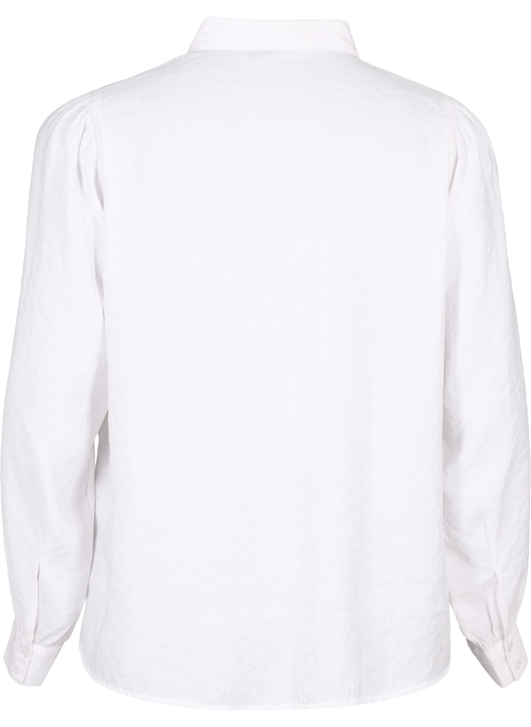 ZizziShirt met lange mouwen van Tencel &trade; Modal, Bright White, Packshot image number 1