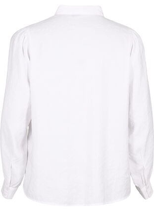 Shirt met lange mouwen van Tencel ™ Modal, Bright White, Packshot image number 1