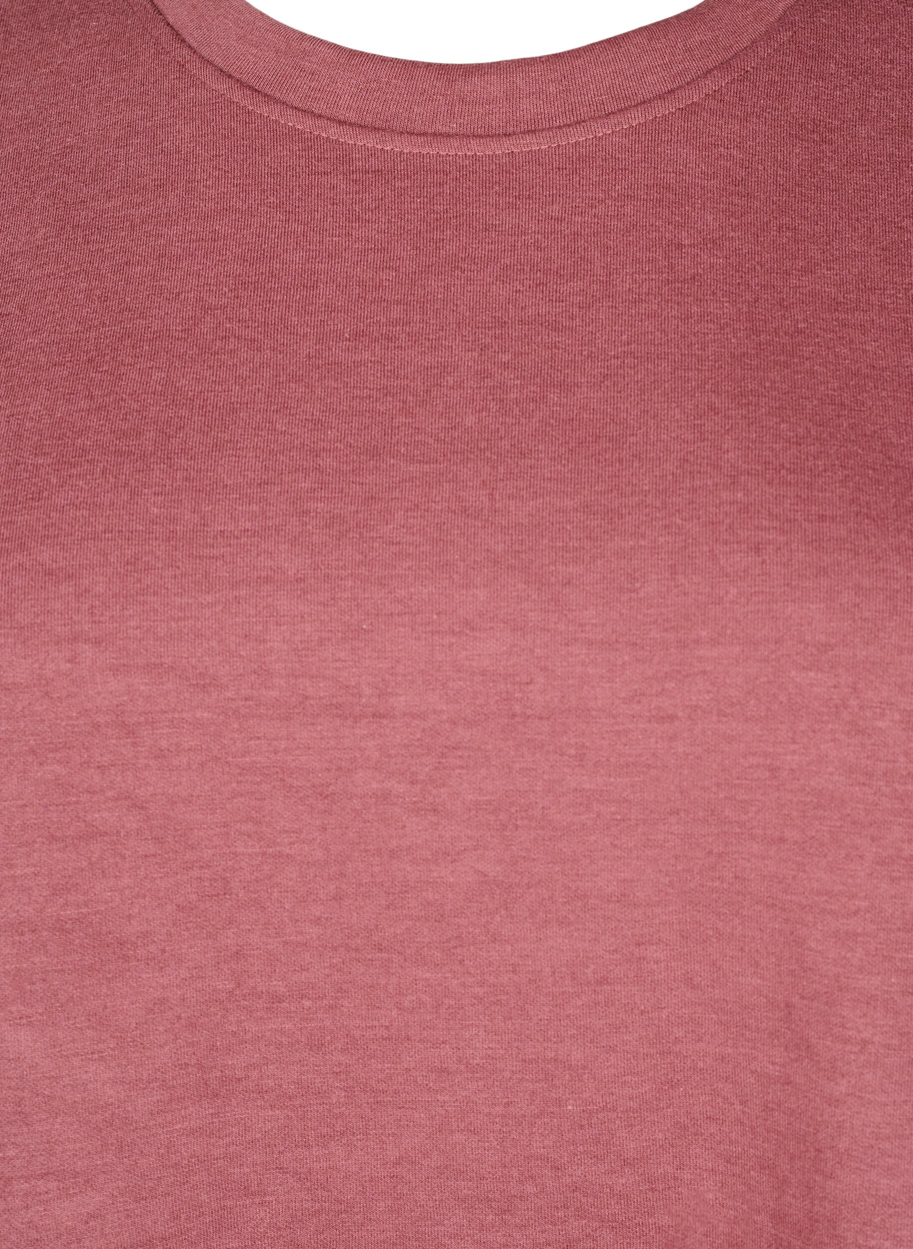 ZizziSweatshirt met ronde hals, Bruin, Packshot image number 2