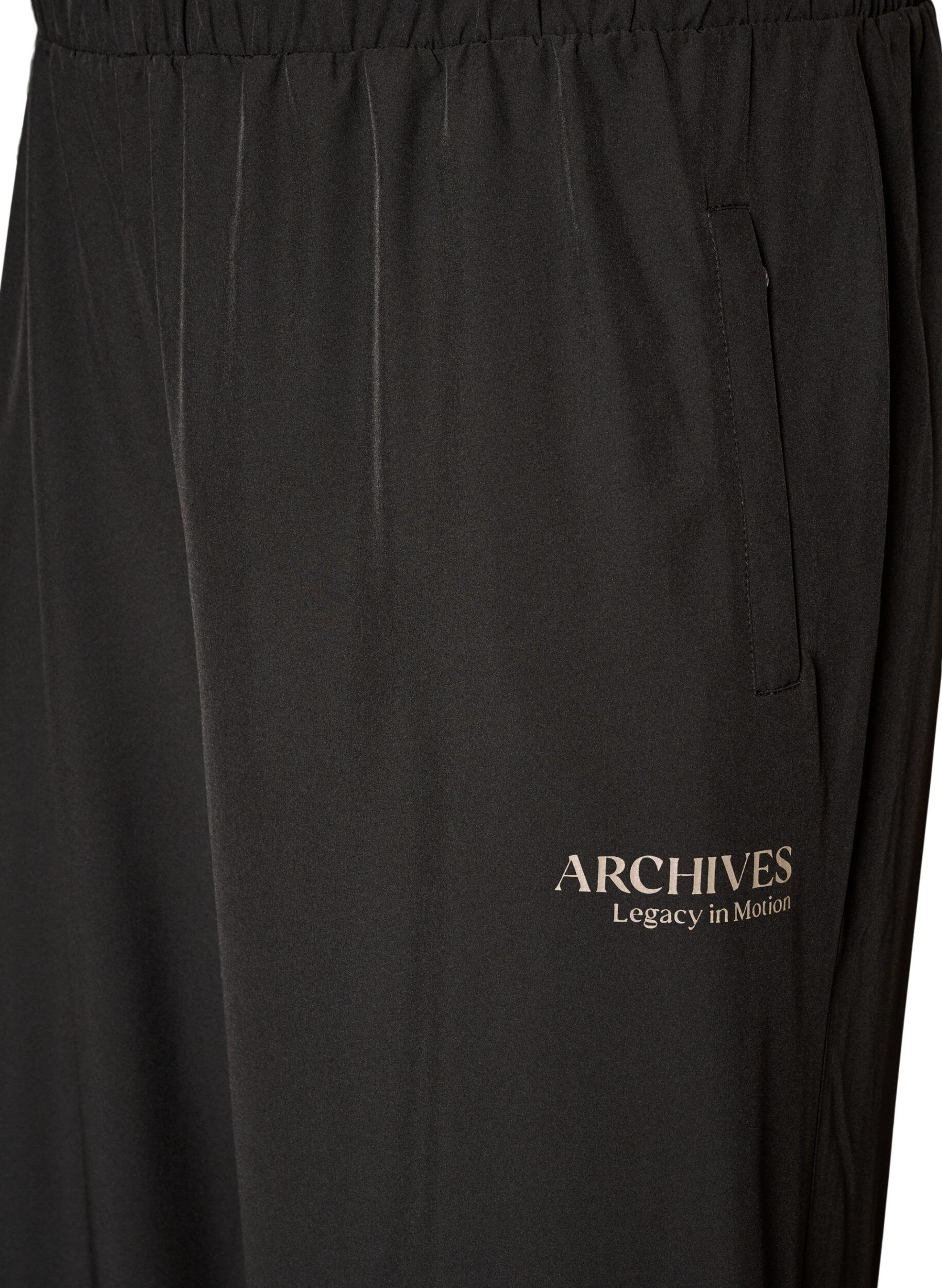 ZizziTrainingsbroek met ballonpijpen, Zwart, Packshot image number 2