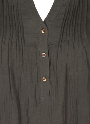 Tunique en coton à manches 3/4, Khaki As Sample, Packshot image number 2
