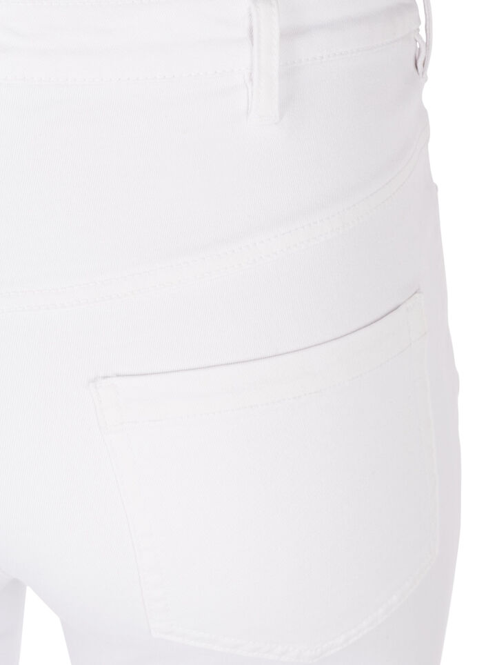 Jean Amy super slim &agrave; taille haute, White, Packshot image number 3