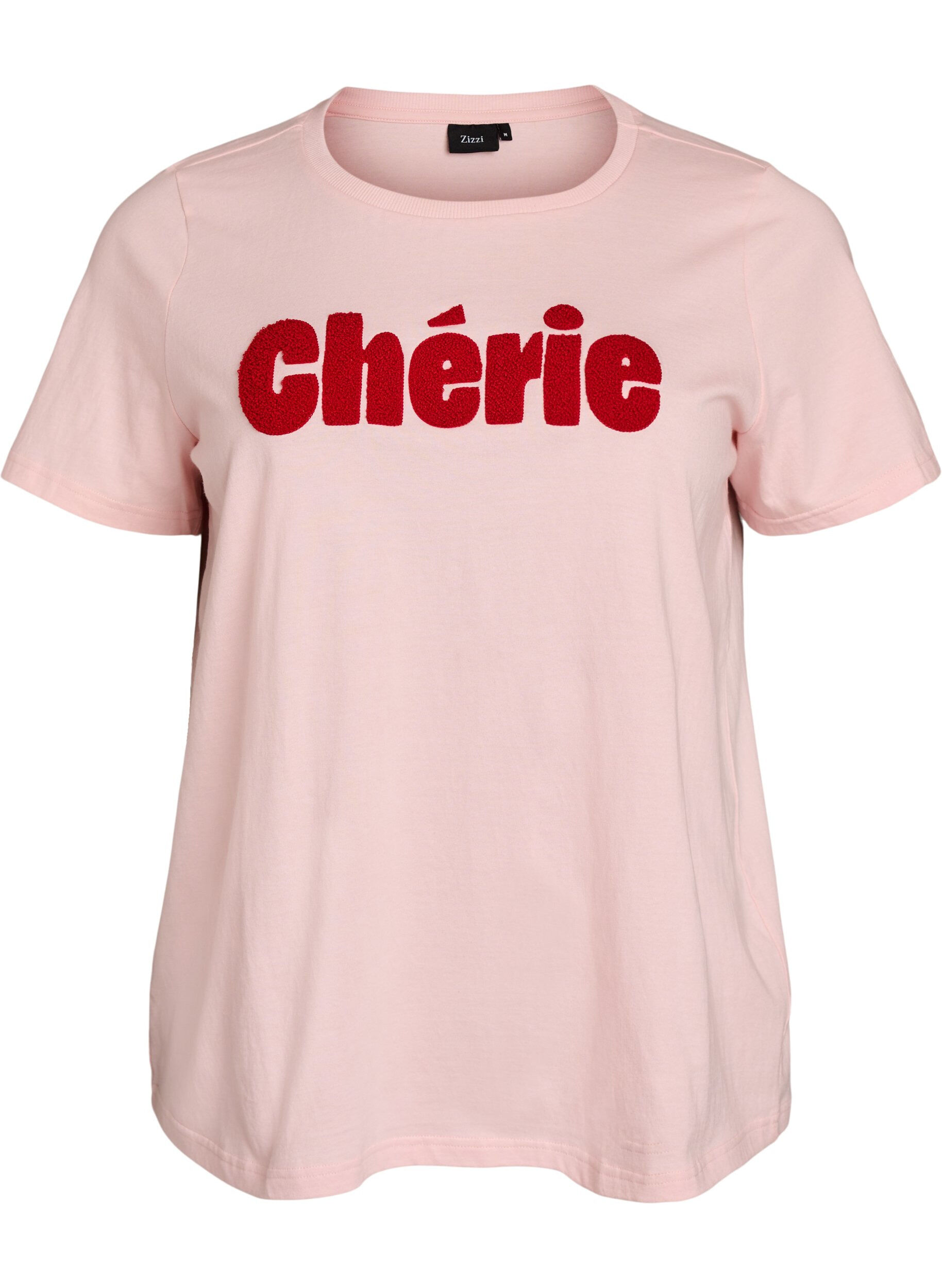 T-shirt en coton bio avec imprim&eacute; sur le devant