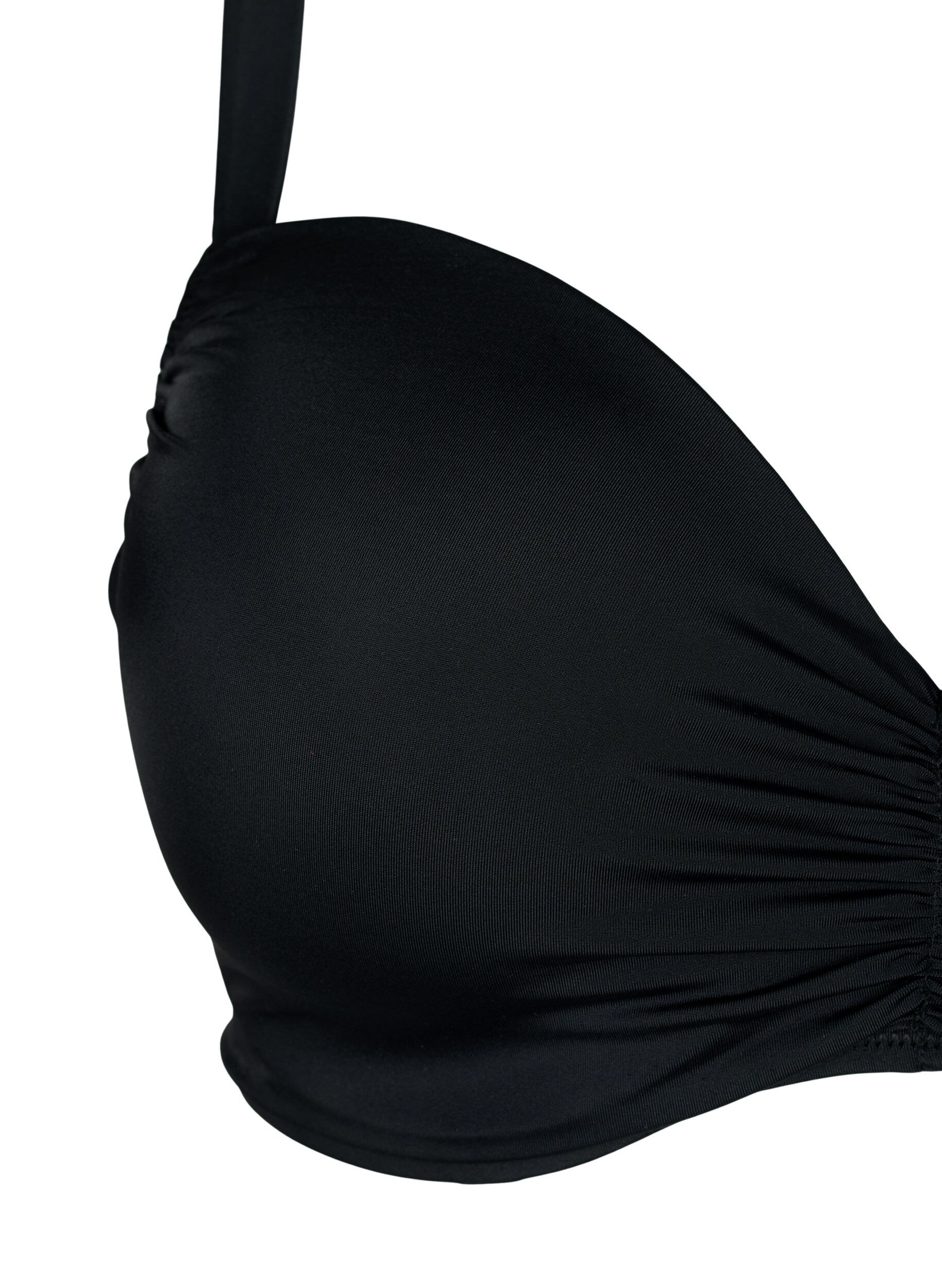 Zizzi Haut de bikini avec bonnets moul&eacute;s, Black, Packshot image number 2