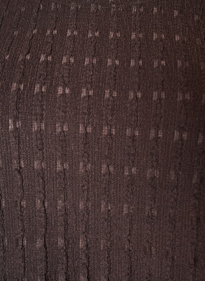 Blouse structur&eacute;e avec ourlet &agrave; volants, Marron, Packshot image number 2