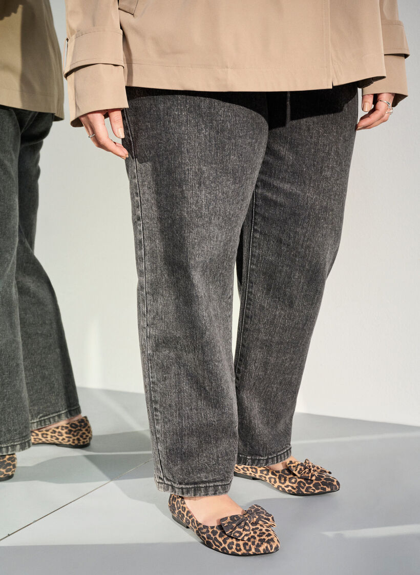 Large - Ballerines &agrave; n&oelig;ud, Marron, Image image number 0