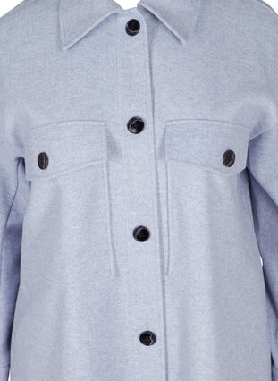Overhemdjasje met knopen en borstzakken, Serenity Mel., Packshot image number 2