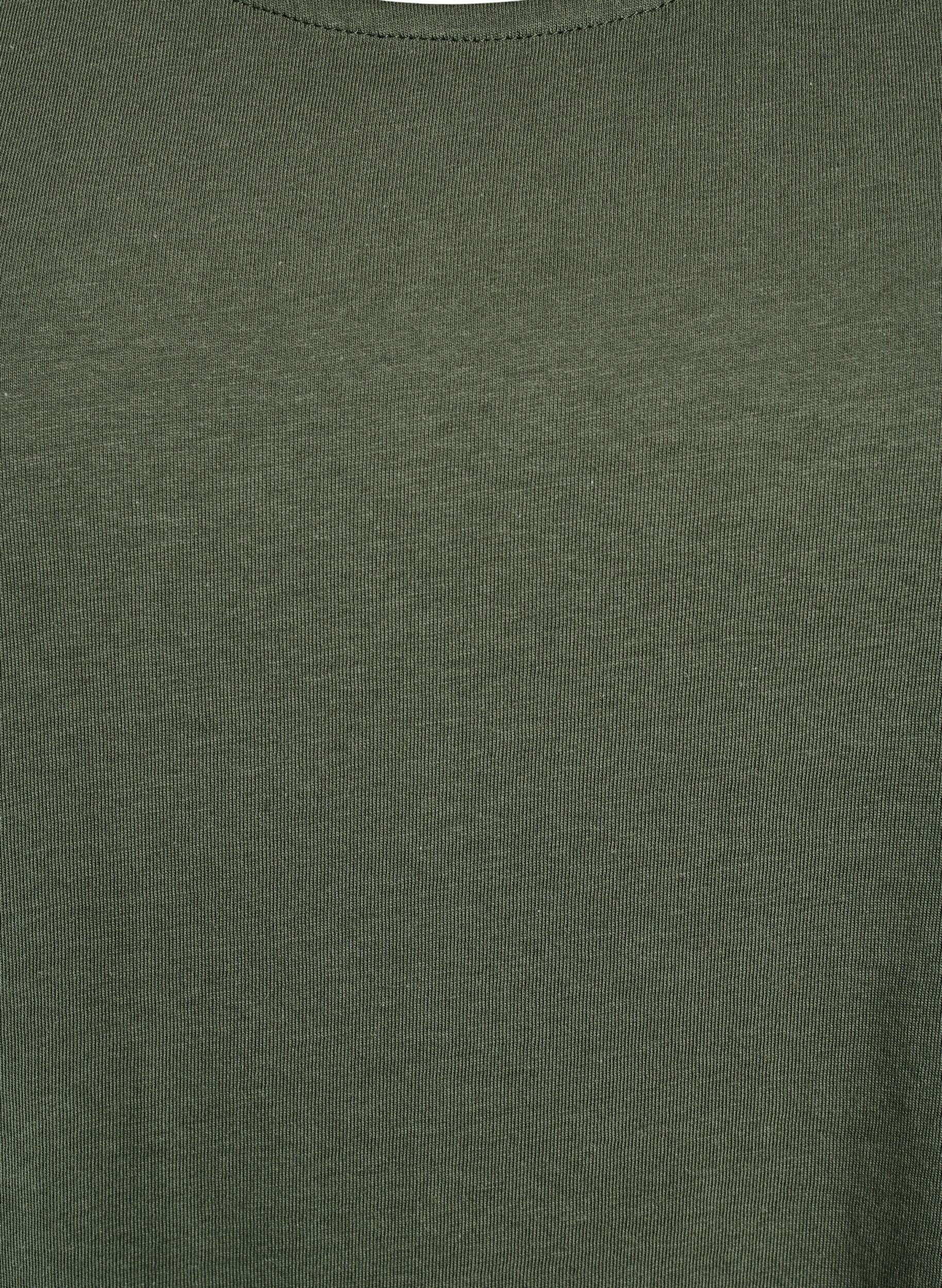 ZizziMouwloze A-lijn jurk, Groen, Packshot image number 2