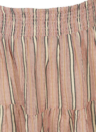 Jupe courte à rayures, Rose Smoke stripe, Packshot image number 2