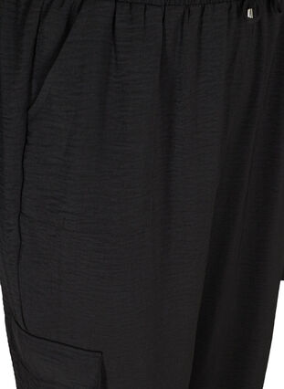 Losse broek met grote zakken, Black, Packshot image number 2