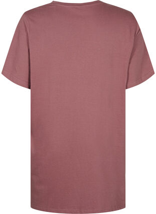 T-shirt de pyjama oversize en coton biologique, Rose Brown W. Relax , Packshot image number 1
