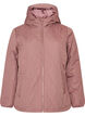Veste l&eacute;g&egrave;rement matelass&eacute;e en losange, Rose, Packshot image number 0