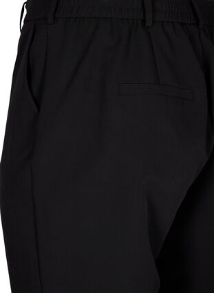 Pantalon à jambes droites avec poches, Black, Packshot image number 3