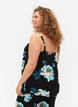 Mouwloze top in viscose, Black Big Flower, Model image number 1
