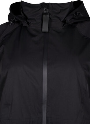 Manteau fonctionnel avec poches et capuche, Black, Packshot image number 2