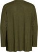 Cardigan ouvert en jersey textur&eacute;, Bleu, Packshot image number 1