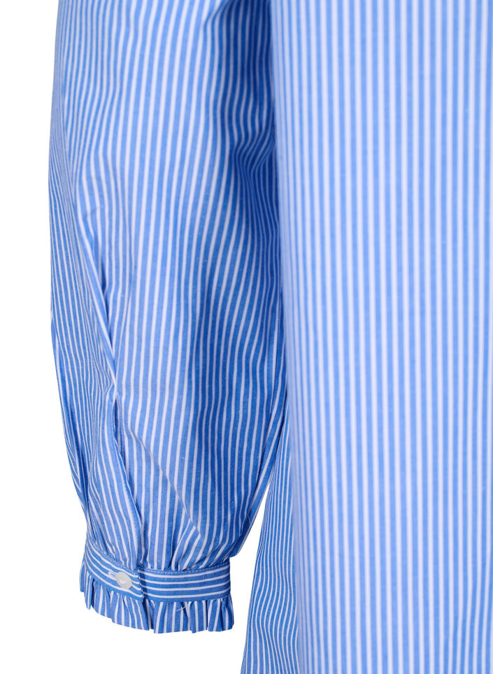 Tunique rayée avec détails à volants, Princess Blue W. St., Packshot image number 3