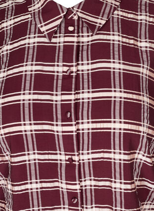 Geruite blouse met pofmouwen, Port Royal Check, Packshot image number 2