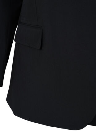 Klassieke blazer met zakken, Black, Packshot image number 3
