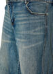 Barrel-fit jeans met een distressed wash, Blauw, Packshot image number 2