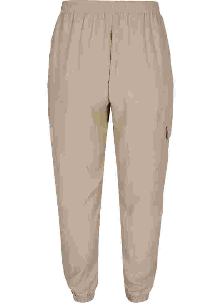 Pantalon ample en viscose avec grandes poches, Oxford Tan, Packshot image number 1