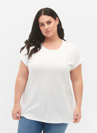 2-pack T-shirts met korte mouwen, Bright White / Black, Model