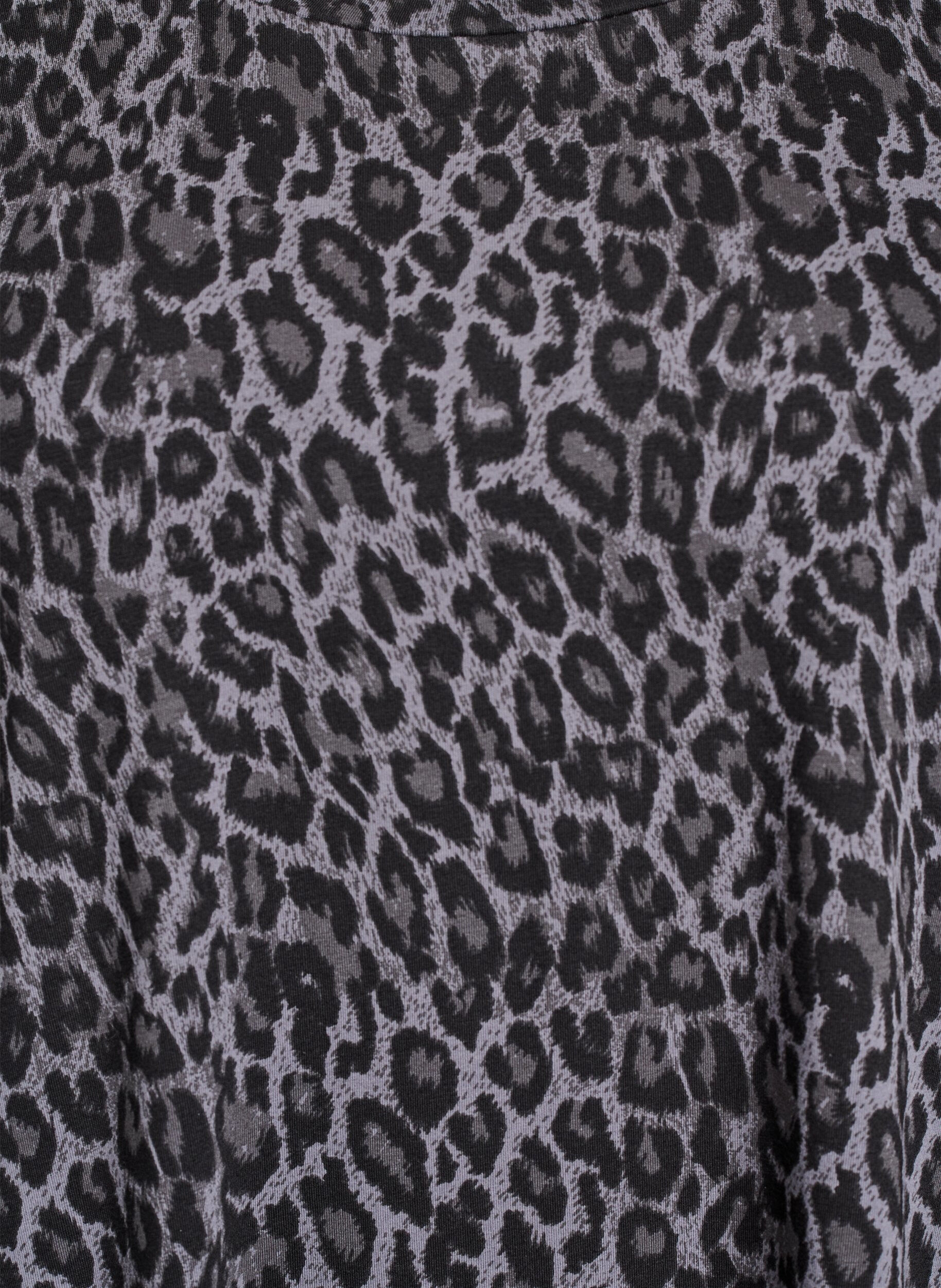 Zizzi Robe T-shirt courte en jersey de coton, Gris, Packshot image number 2