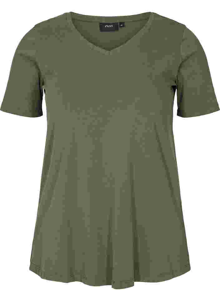 Basic t-shirt, Thyme, Packshot image number 0