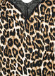 Kanten topje van viscose, Leopard, Packshot image number 2