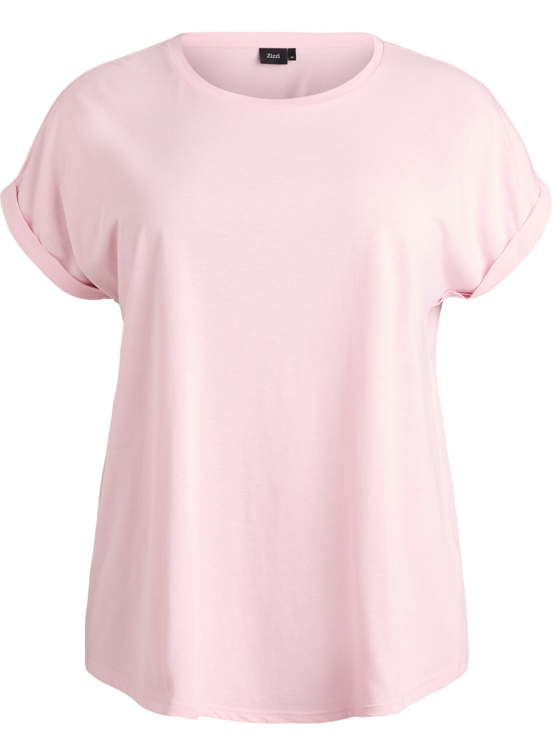 T-shirt met korte mouwen van katoenmix