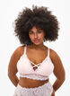 Bralette met koorddetail en zachte vulling, Peach Blush, Model image number 0