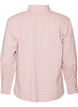 Losvallend geruit overhemd met strikceintuur, Roze, Packshot image number 1